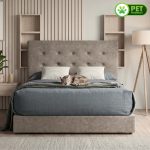 PRIMO Queen & King Size Pet Friendly Divan Bed Frame-Brown
