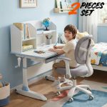 [Package] 601 2 In 1 Ergonomic Study Desk Set