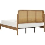TRENTO Queen Size Wooden Bed Frame-Beech - Image 4