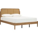 TRENTO Queen Size Wooden Bed Frame-Beech - Image 6