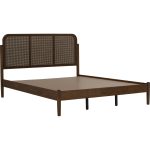 TRENTO Queen Size Wooden Bed Frame-Cocoa - Image 10