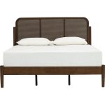 TRENTO Queen Size Wooden Bed Frame-Cocoa - Image 2