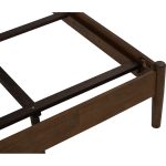 TRENTO Queen Size Wooden Bed Frame-Cocoa - Image 8