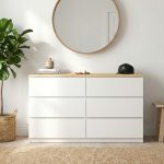 AISHA 6 Drawer Chest-Oak+White