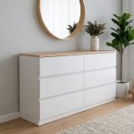 AISHA 6 Drawer Chest-Oak+White - Image 2