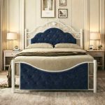 ALGHERO QueenSize Metal Bed Frame-5 Colors - Image 3