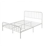 AMALFI Queen & King Metal Bed Frame-White - Image 3