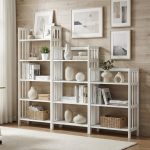 ALTUS Solid Wood Storage Rack-White