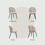 ALLUR Olefin Rope Dining Chair - Image 9