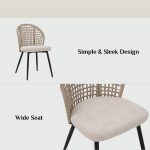 ALLUR Olefin Rope Dining Chair - Image 6