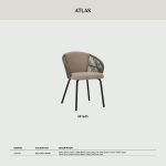 ATLAS Olefin Rope Dining Chair - Image 13
