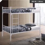 BEIRA Single Size Metal Bunk Bed-White - Image 2