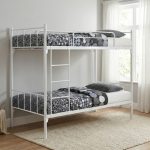 BEIRA Single Size Metal Bunk Bed-White