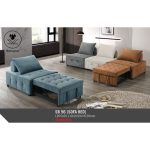 DIVINA Waterproof Fabric Pull Out Sofa Bed- 4 Colors - Image 5