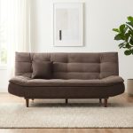 DURHAM 3 Seater Sofa Bed-Brown