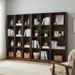 ECON 4 Tier Book Shelf-Walnut - Image 2