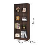 ECON 2x4 Cube Bookcase-Walnut - Image 3