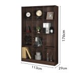 ECON 3x4 Cube Bookcase-Walnut - Image 3