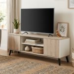 EDMOND 120cm TV Cabinet-OAK - Image 2