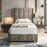 GIANNI Single & Super Single Size Divan Bed Frame-Brown