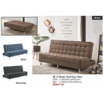 JUNEAU 3 Seater Sofa Bed-Brown - Image 3