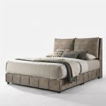 MARMO Queen & King Size Divan Bed Frame-Brown - Image 4