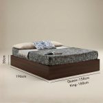 OWEN Queen & King Size Wooden Bed Base-Wenge - Image 4