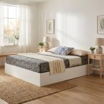 OWEN Queen & King Size Wooden Bed Base-White - Image 2