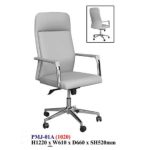 P01A PU High Back Chair-Light Grey - Image 3
