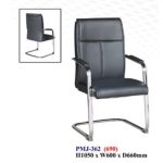 P362 PU Cushion Visitor Chair-Black - Image 2