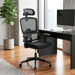 P668A Ergonomic High Back Office Chair-Black