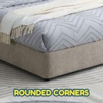 PAROS Queen Size Divan Bed Frame-Brown - Image 6