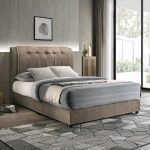 ROSSINI Queen & King Size Divan Bed Frame-Brown - Image 2