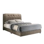 ROSSINI Queen & King Size Divan Bed Frame-Brown - Image 3