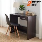 [Package] SIENA-C 2 In 1 Study Desk-Wenge