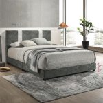 SUVA Queen & King Size Divan Bed Frame-Grey - Image 2