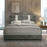 SUVA Queen & King Size Divan Bed Frame-Grey