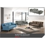 SALEM 3 Seater Sofa Bed-Brown - Image 3