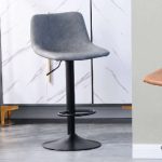 TERAMO 24 Inches PU Bar Chair-2 Colors - Image 5