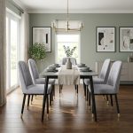 UPTEN 6 Seater Sintered Stone Dining Set-Grey - Image 2