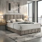 VERDI King Size Divan Bed Frame-Brown - Image 2