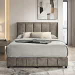 VERDI King Size Divan Bed Frame-Brown