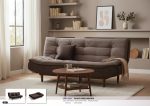 DURHAM 3 Seater Sofa Bed-Brown - Image 2