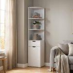 ZENITH Corner Display Cabinet-2 Colors - Image 5