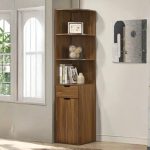 ZENITH Corner Display Cabinet-2 Colors - Image 4