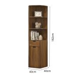 ZENITH Corner Display Cabinet-2 Colors - Image 3