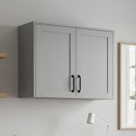 PHILLIPPA 2 Door Hanging Cabinet-Grey
