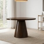 ALONI D120cm Round Dining Table-Cocoa