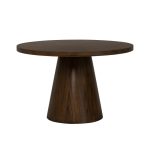 ALONI D120cm Round Dining Table-Cocoa - Image 3