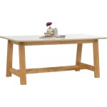 TETAN 180x90cm Sintered Stone Dining Table-Oak - Image 2
